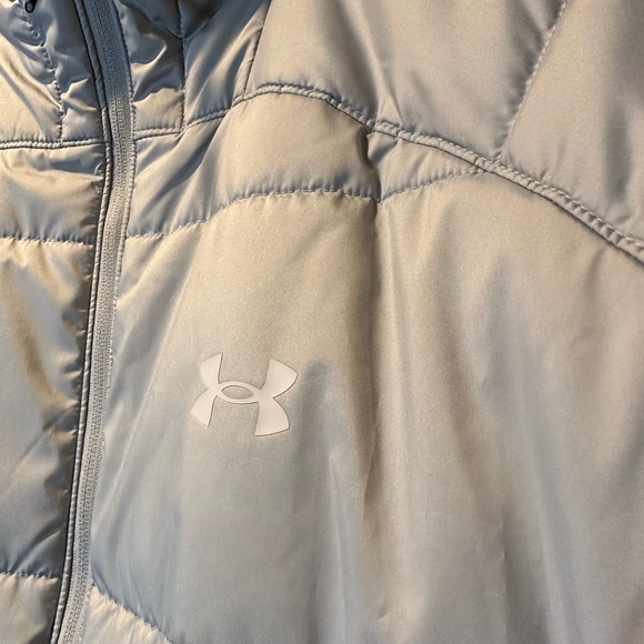 NWT! Under Armour Men's Storm Insulated Full-Zip Hooded Jacket Grey Size XL - Picture 8 of 14